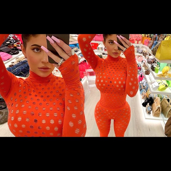 Maisie Wilen perforated turtleneck and leggings - Picture 4 of 4